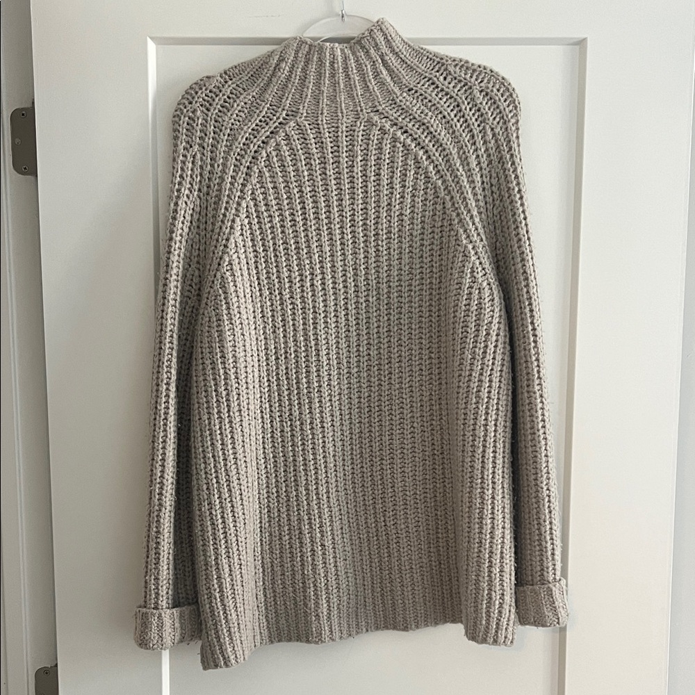 Theory Taupe Turtleneck Sweater - Picture 4 of 4
